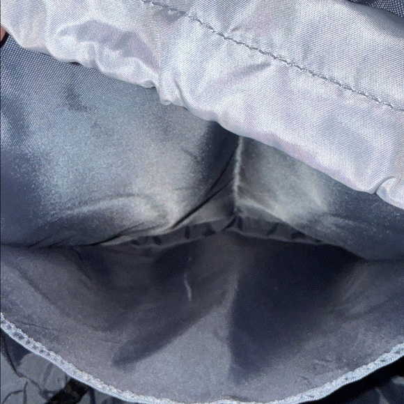 Adidas Gray Backpack with Black Mesh Accents - Picture 6 of 8